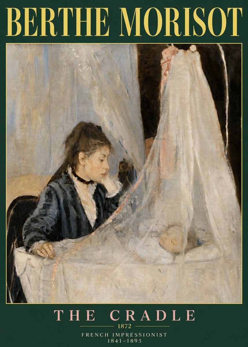 Berthe Morisot The Cradle No6 - Plakát