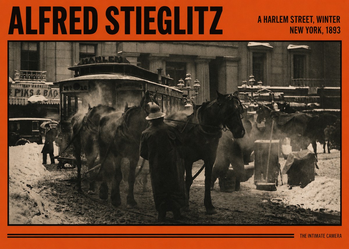 Alfred Stieglitz New York - Winter No4 - Plakát