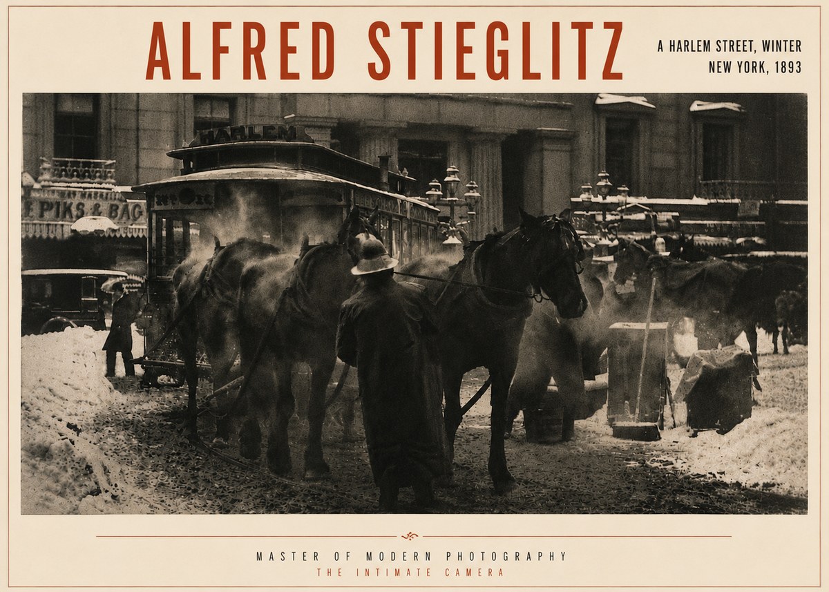 Alfred Stieglitz New York - Winter No6 - Plakát
