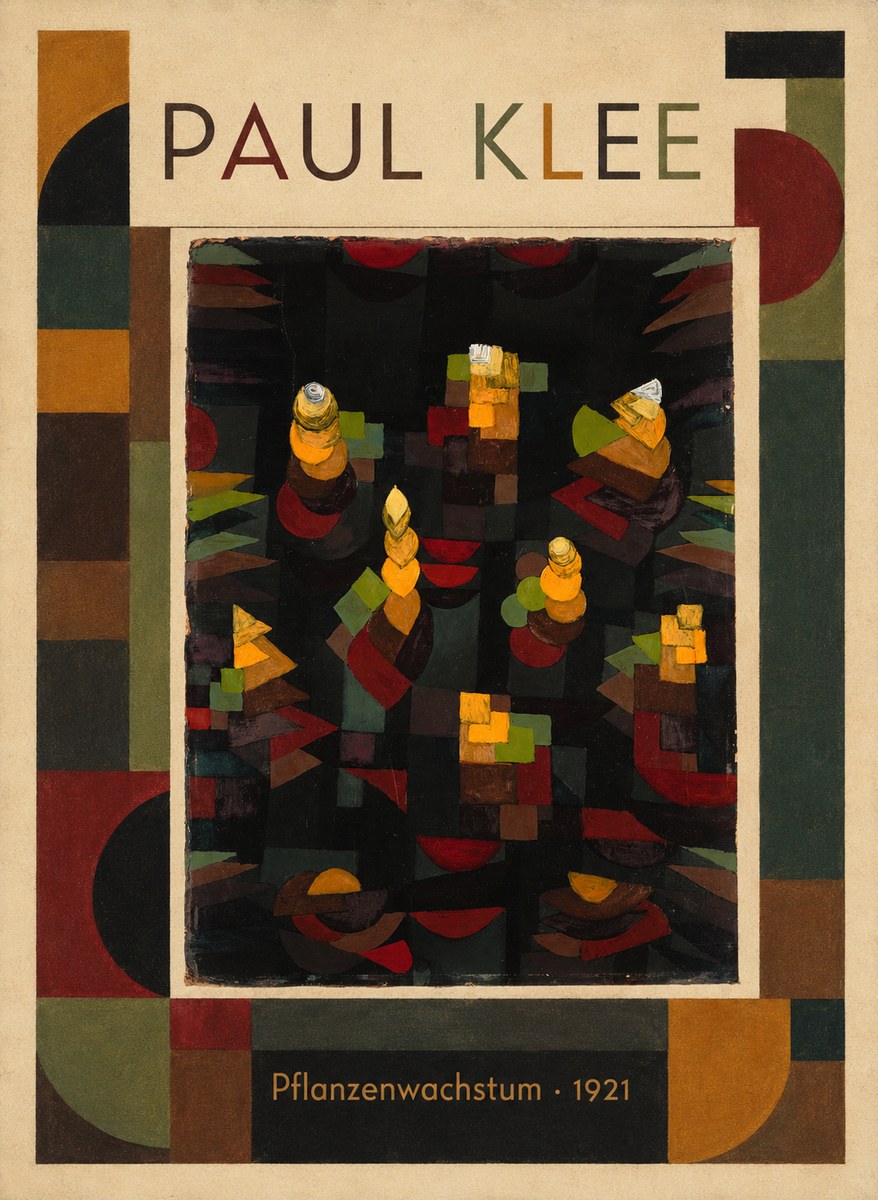 Paul Klee Pflanzenwachstum No1 - Plakát