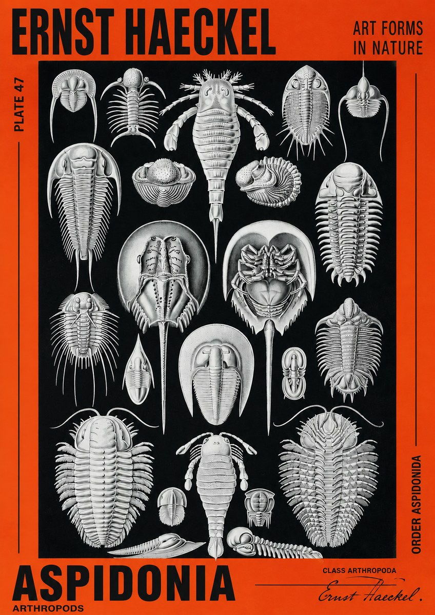 Ernst Haeckel Aspidonia No2 - Plakát