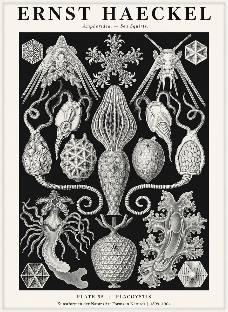 Ernst Haeckel Amphoridea No3 - Plakát