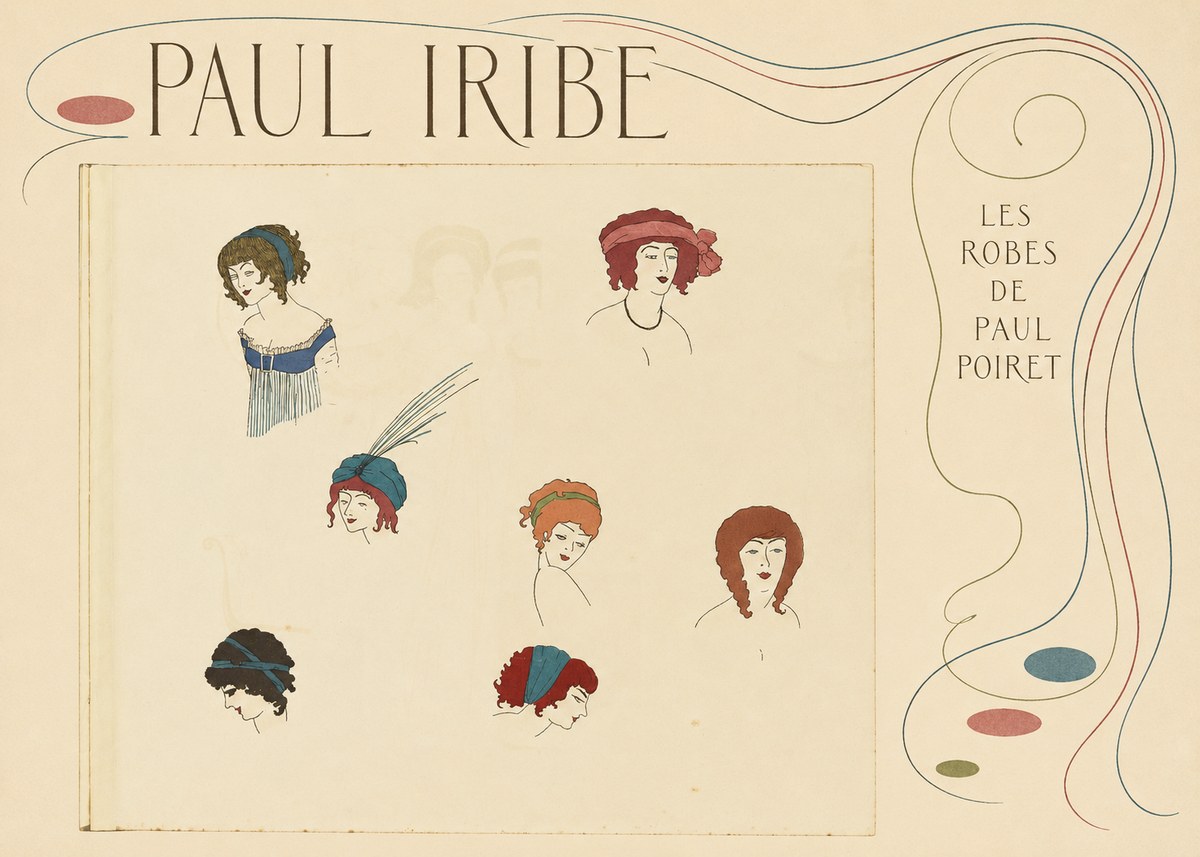 Paul Iribe Les Robes De Paul Poiret No6 - Plakát