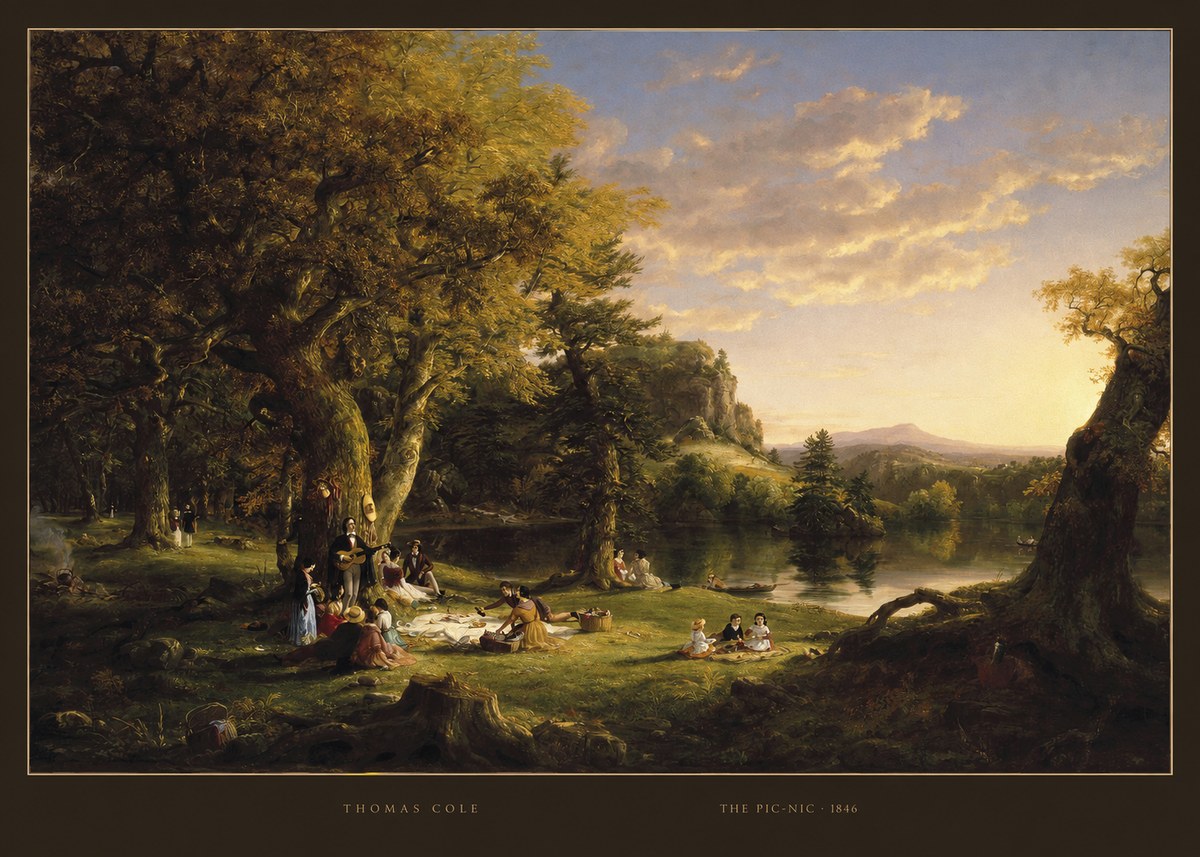 Thomas Cole The Pic-nic I No6 - Plakát