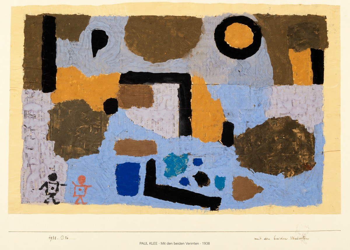 Paul Klee Mit Den Beiden Verirrten No5 - Plakát