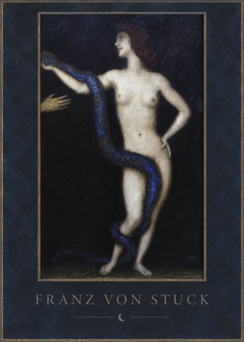 Franz von Stuck Sin No1 - Plakát