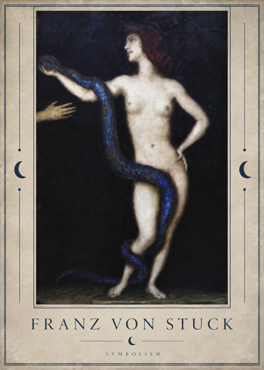 Franz von Stuck Sin No3 - Plakát