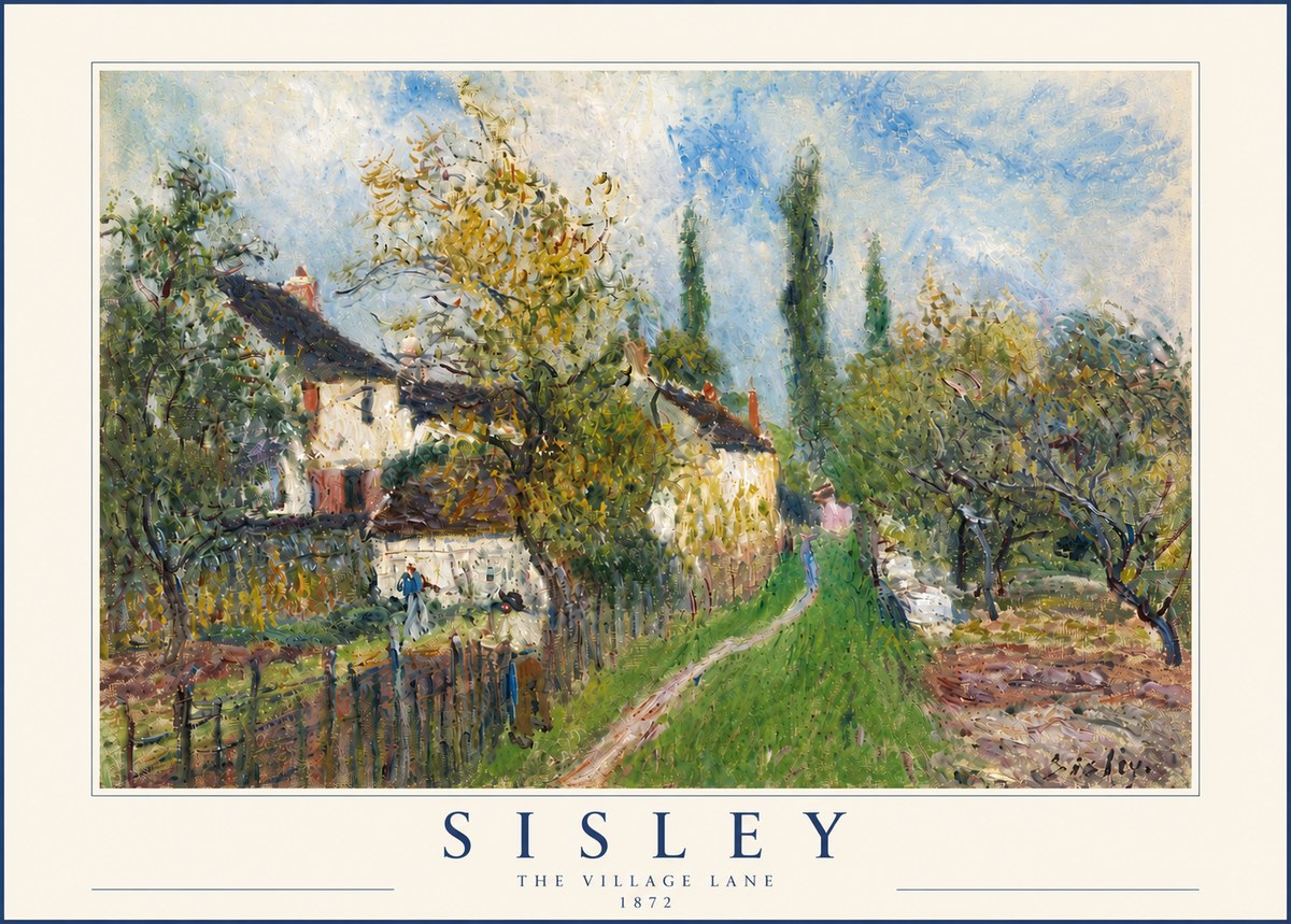 Sisley The Village Lane No4 - Plakát