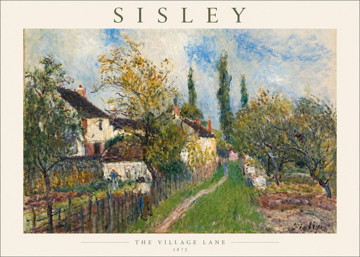 Sisley The Village Lane No5 - Plakát
