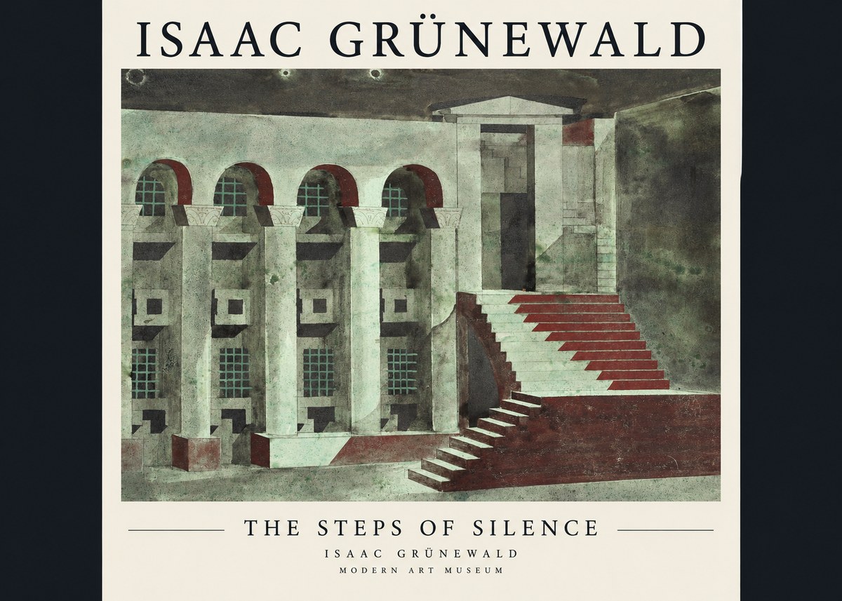 Isaac Grünewald The Steps of Silence No1 - Plakát