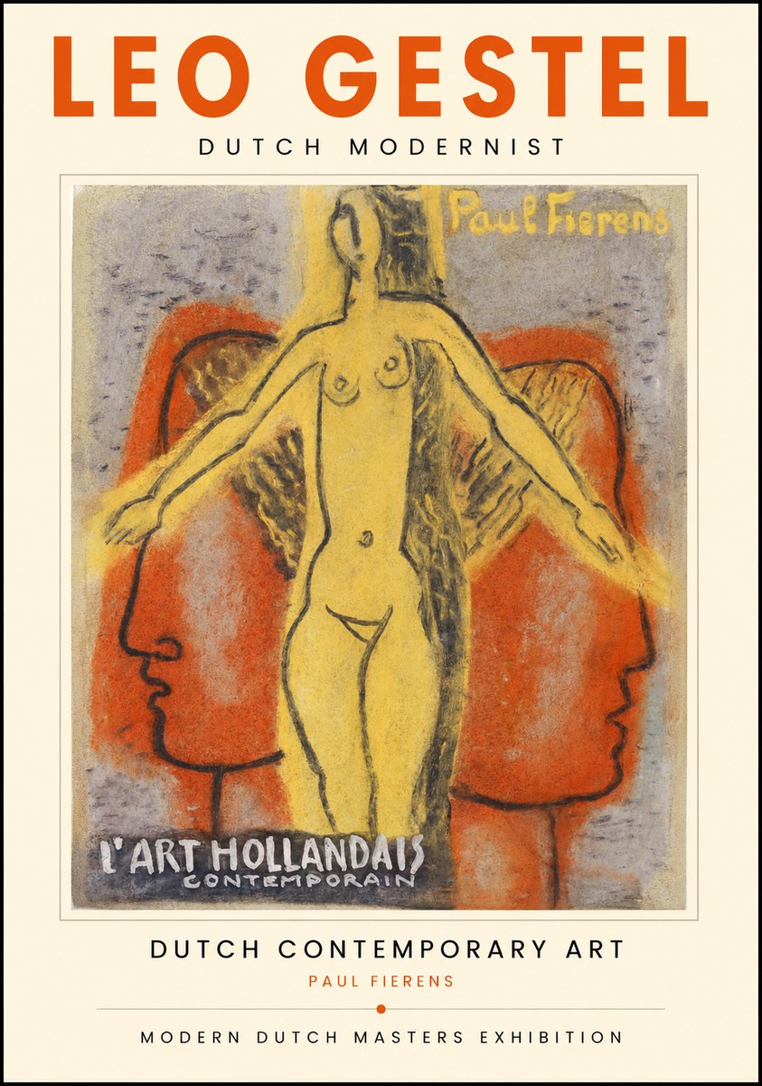 Leo Gestel L'art Hollandais Contemporain I No1 - Plakát
