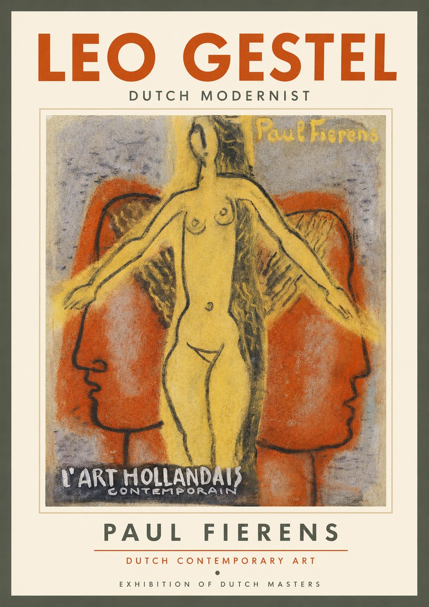 Leo Gestel L'art Hollandais Contemporain I No3 - Plakát