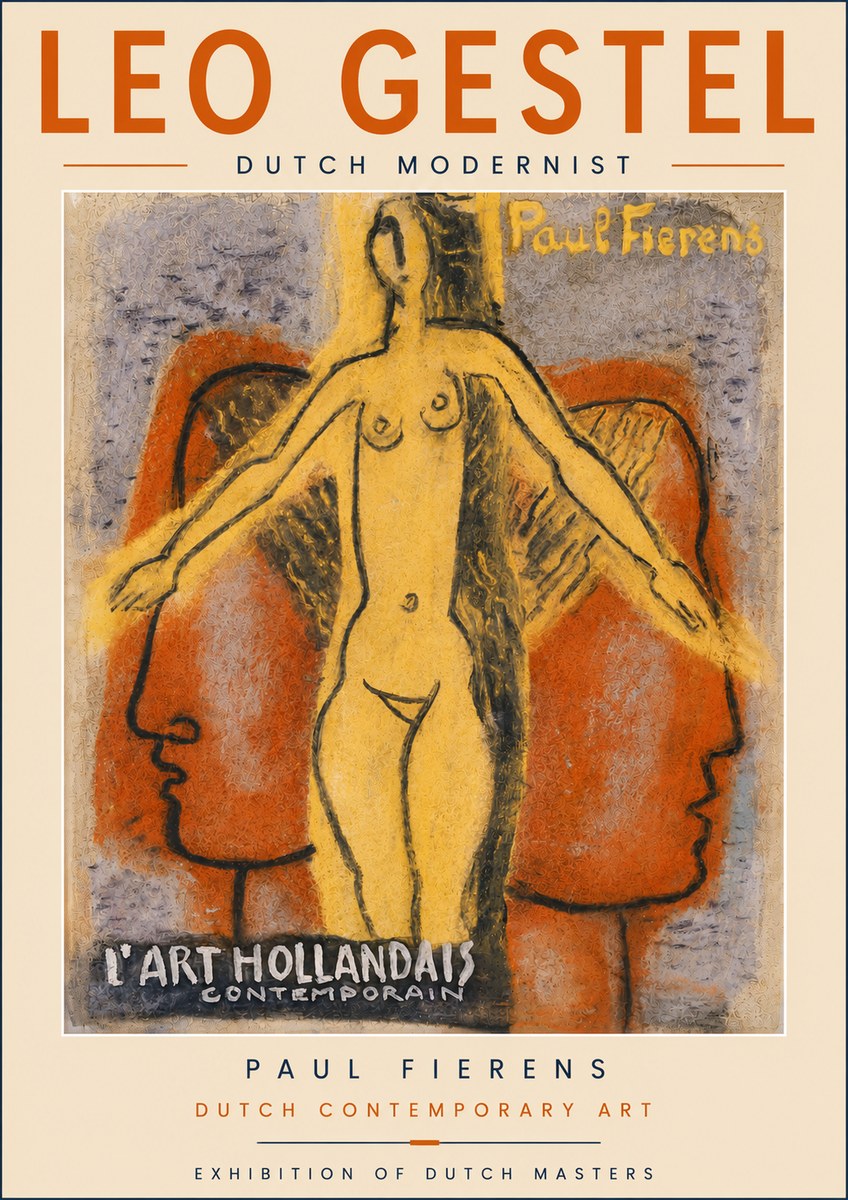 Leo Gestel L'art Hollandais Contemporain I No5 - Plakát