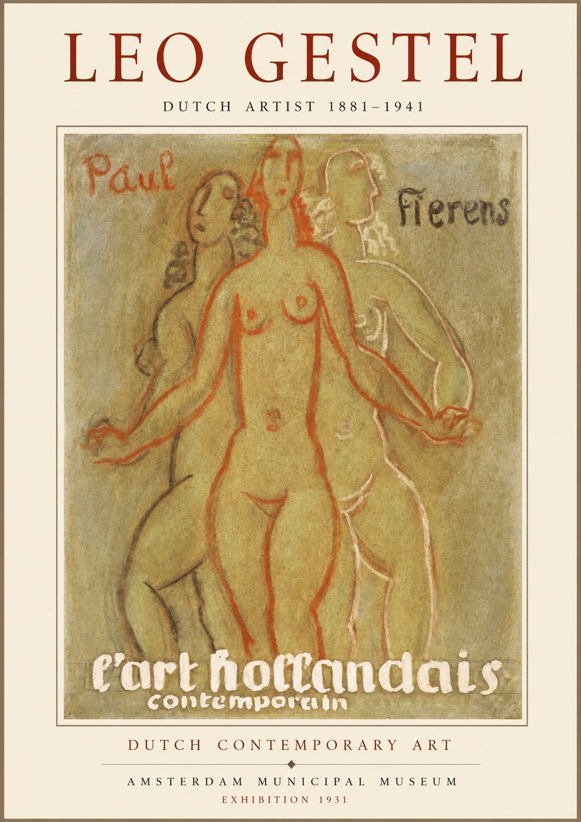 Leo Gestel L'art Hollandais Contemporain II No1 - Plakát
