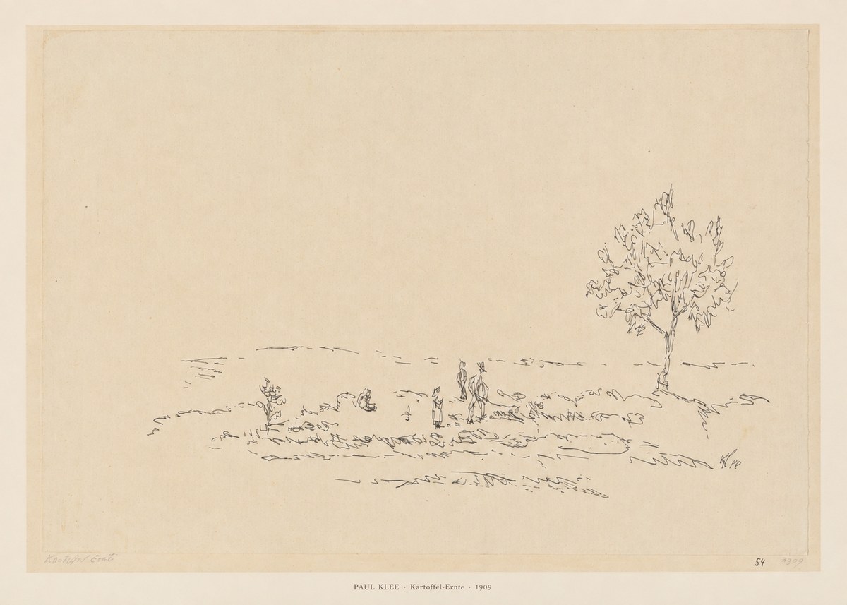 Paul Klee Kartoffel-ernte No4 - Plakát