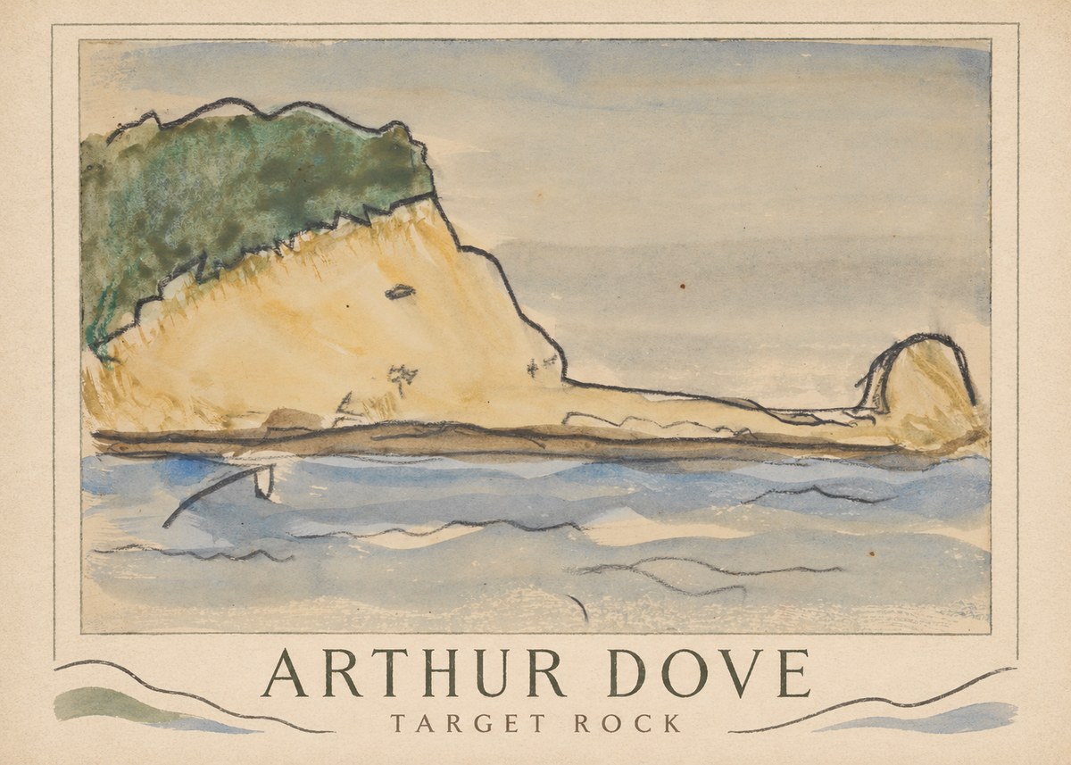 Arthur Dove Target Rock No1 - Plakát