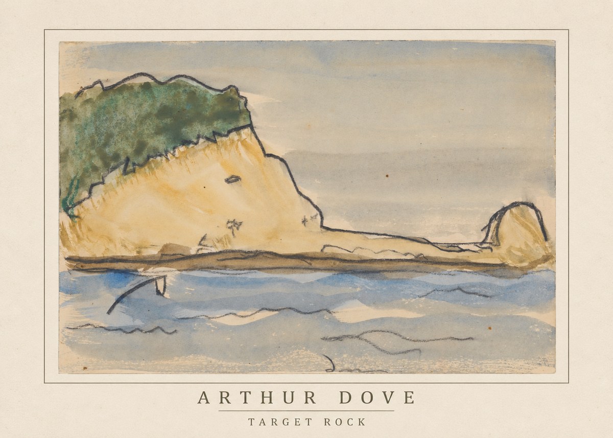 Arthur Dove Target Rock No4 - Plakát