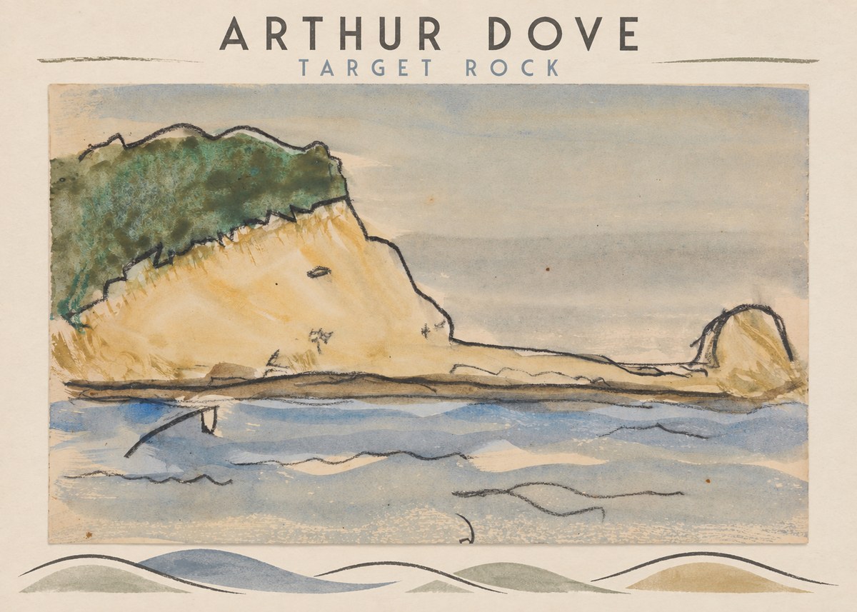Arthur Dove Target Rock No6 - Plakát