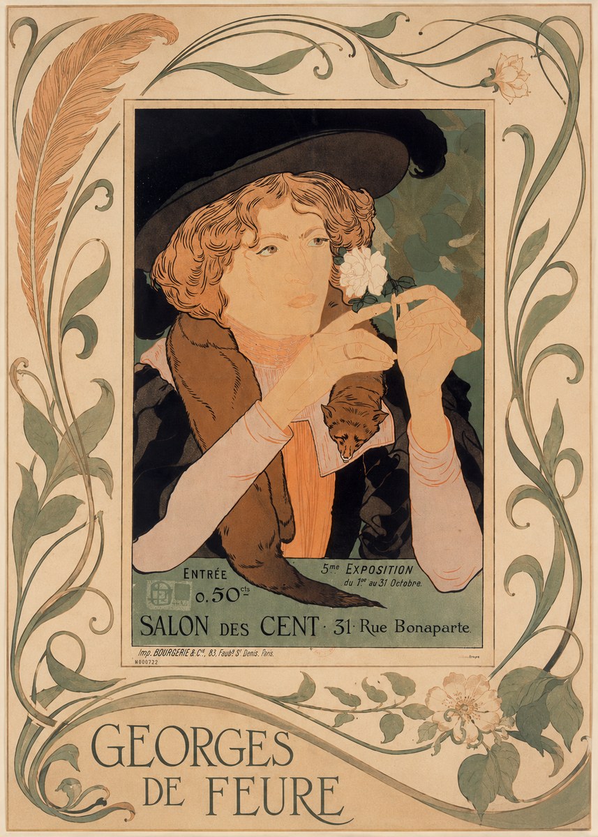 Georges de Feure Salon Des Cent No2 - Plakát