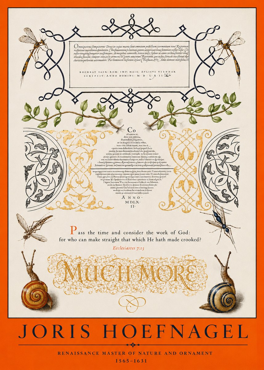 Joris Hoefnagel Memento Mori No4 - Plakát
