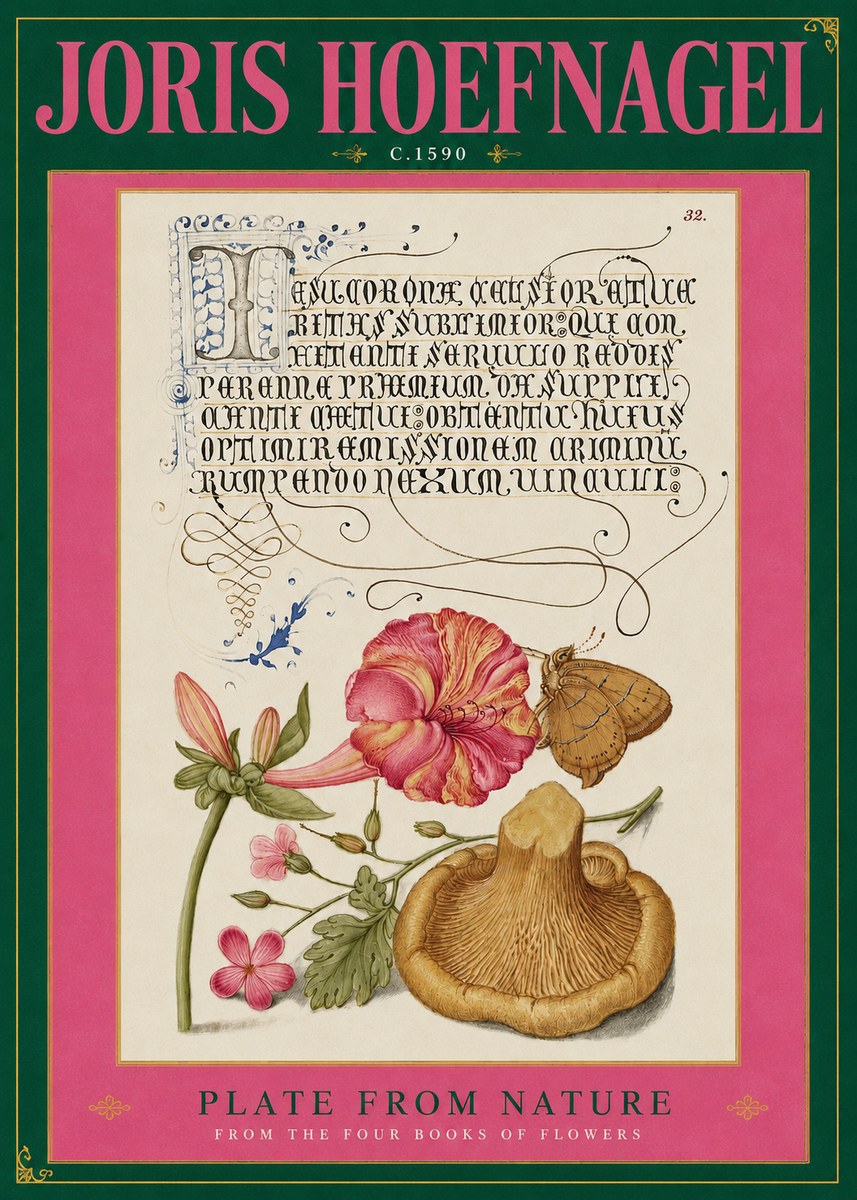 Joris Hoefnagel A Study of Nature II No3 - Plakát