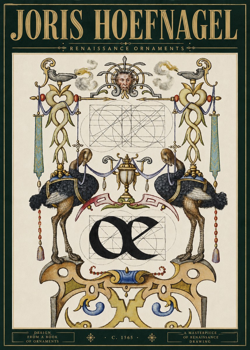 Joris Hoefnagel Ornamental Study I No5 - Plakát