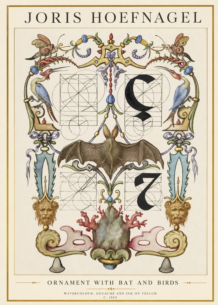 Joris Hoefnagel The Four Elements I No3 - Plakát