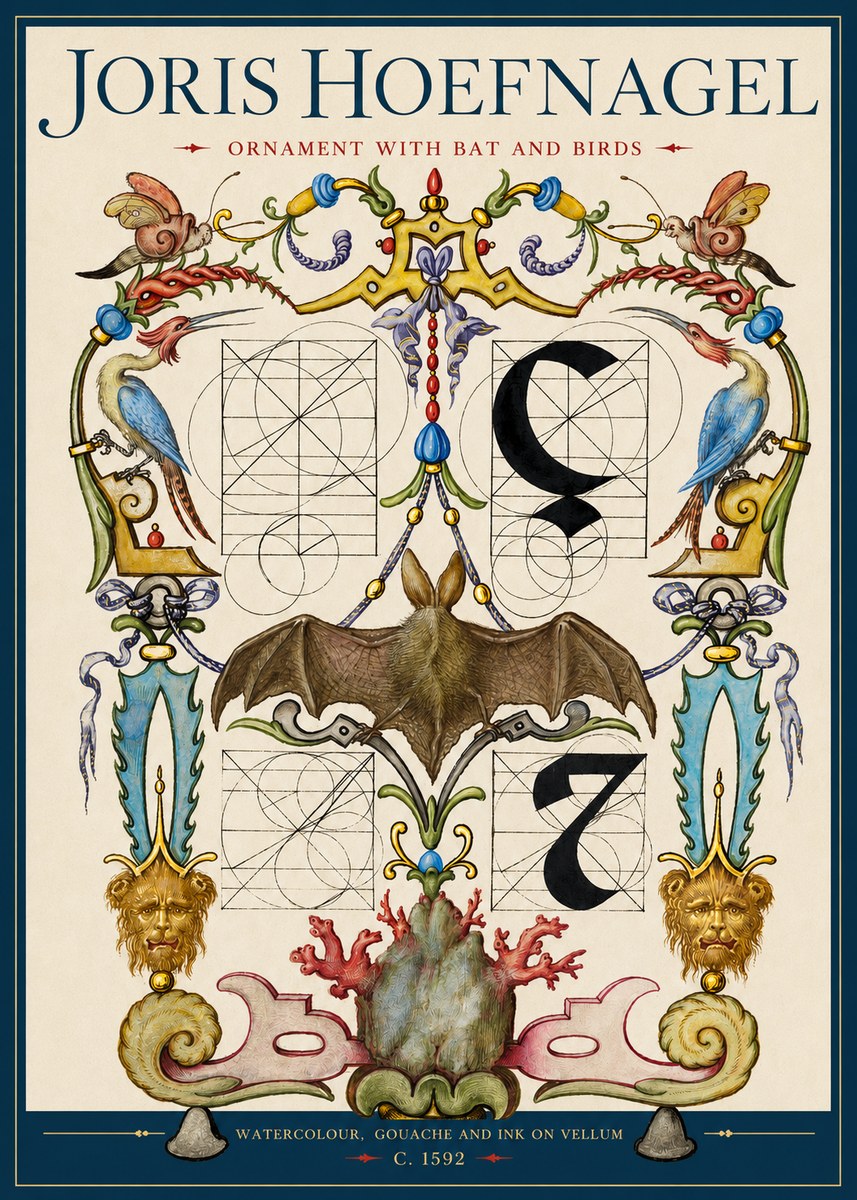 Joris Hoefnagel The Four Elements I No4 - Plakát