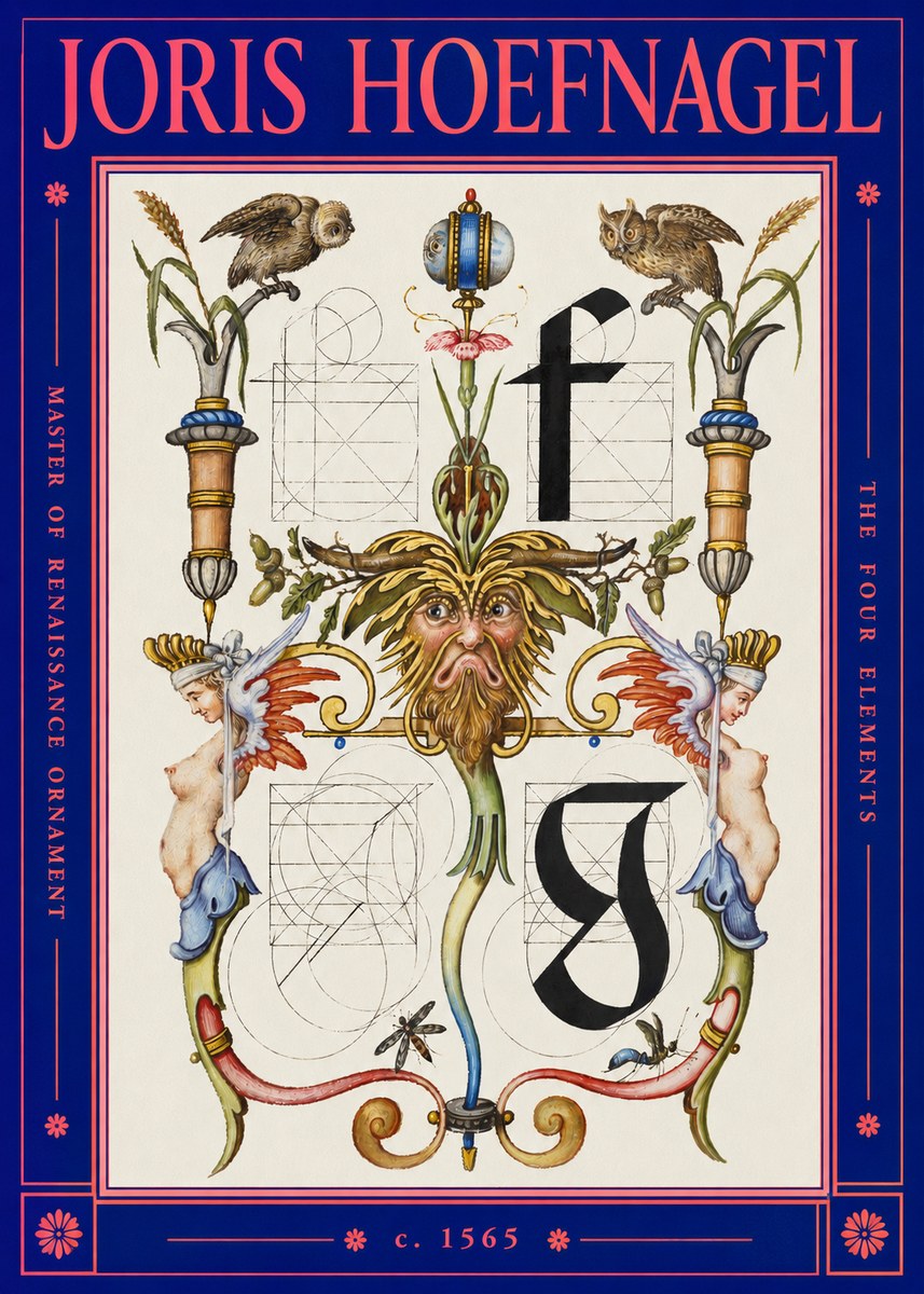 Joris Hoefnagel The Four Elements II No2 - Plakát