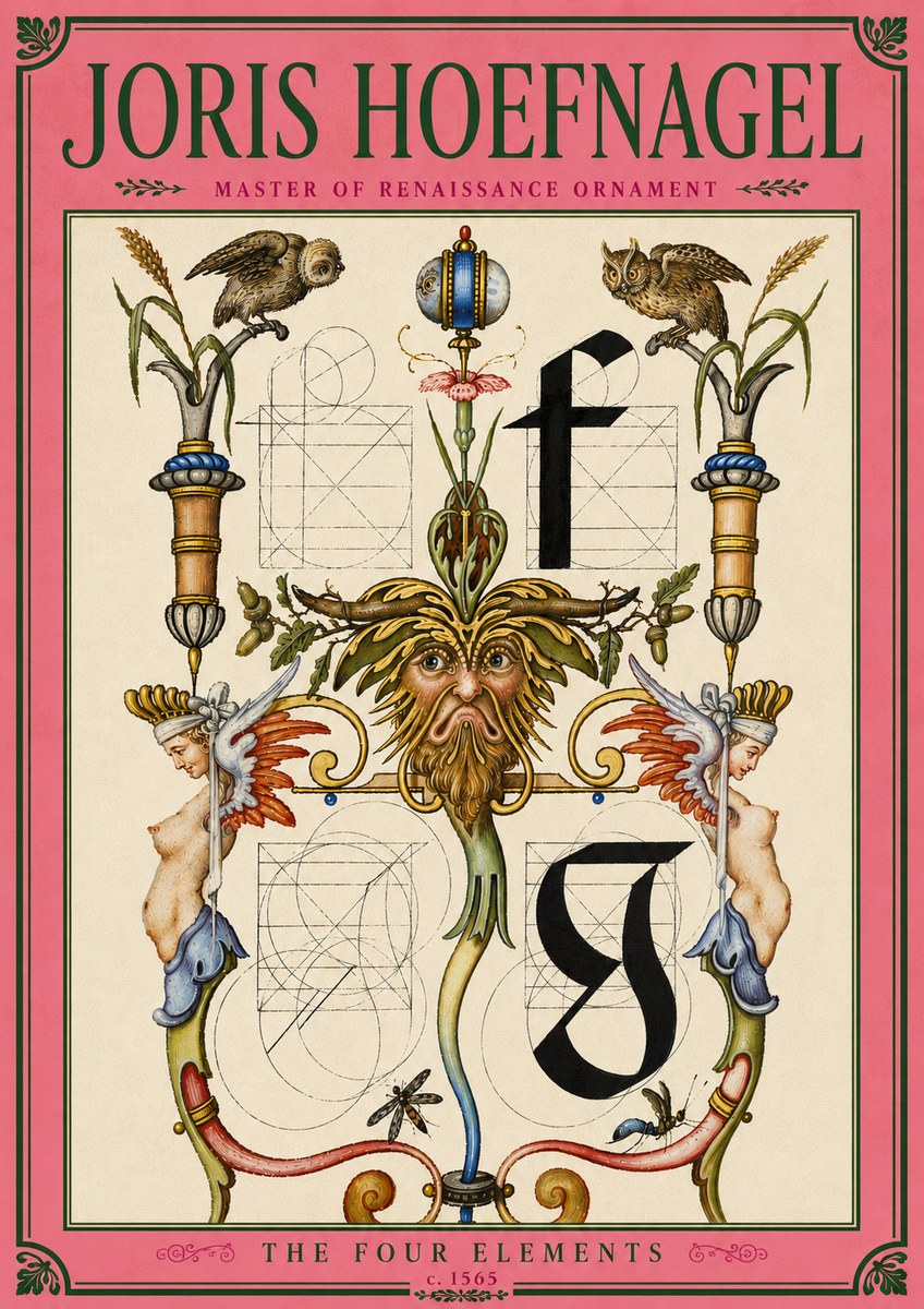 Joris Hoefnagel The Four Elements II No5 - Plakát