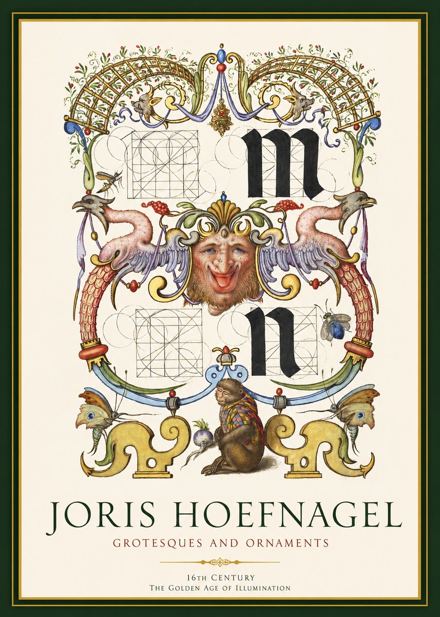 Joris Hoefnagel Grotesques and Ornaments No1 - Plakát