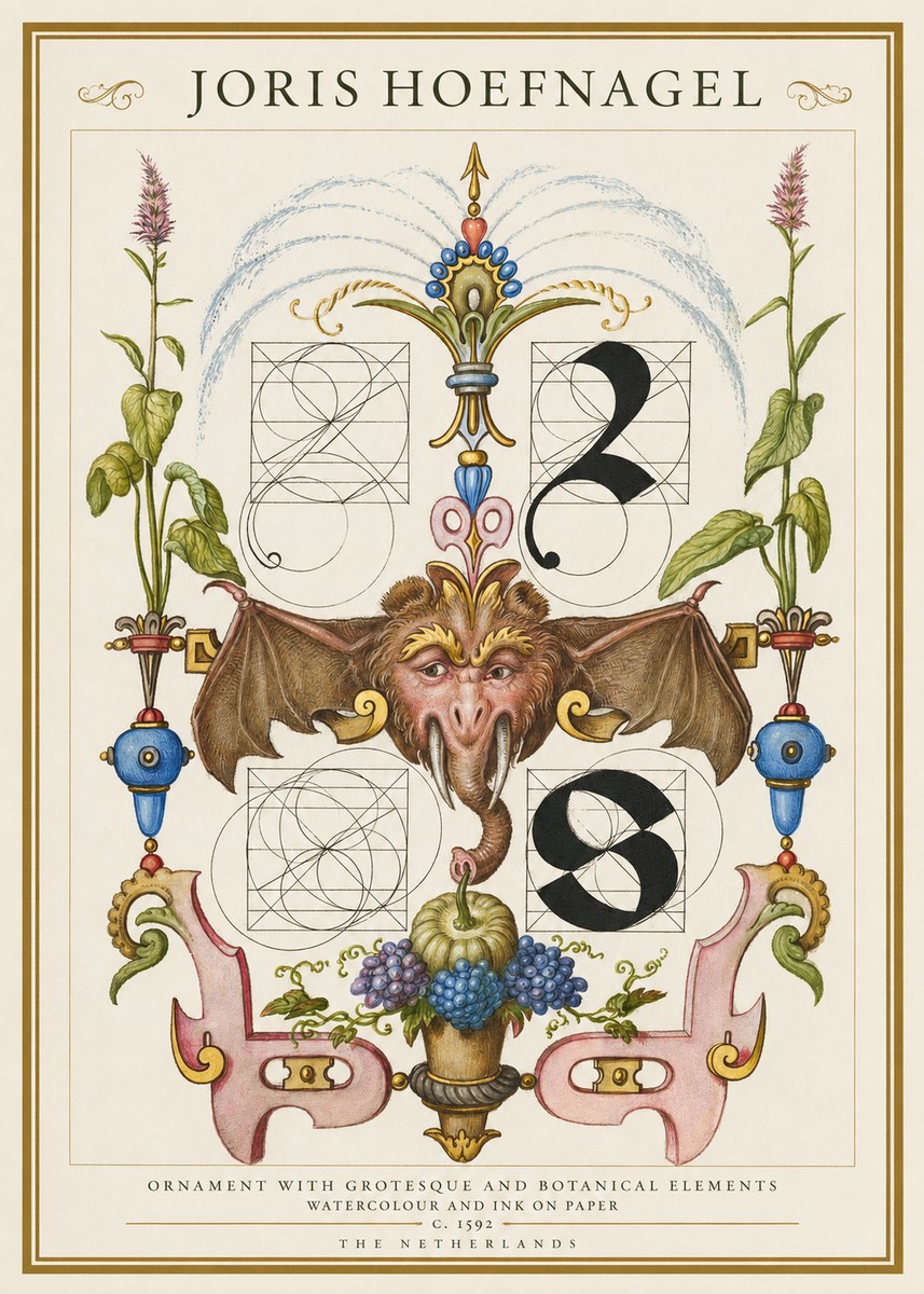 Joris Hoefnagel The Portal to Form No2 - Plakát