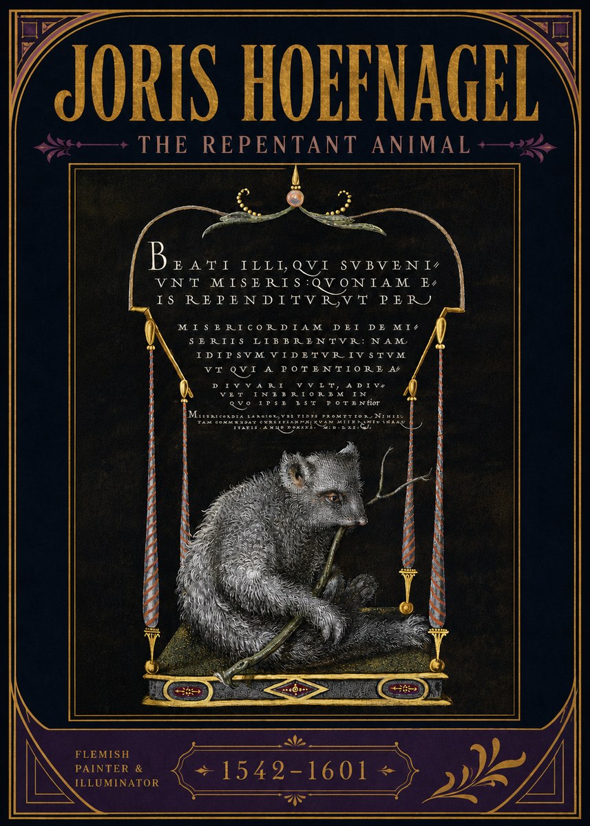 Joris Hoefnagel The Repentant Animal No5 - Plakát