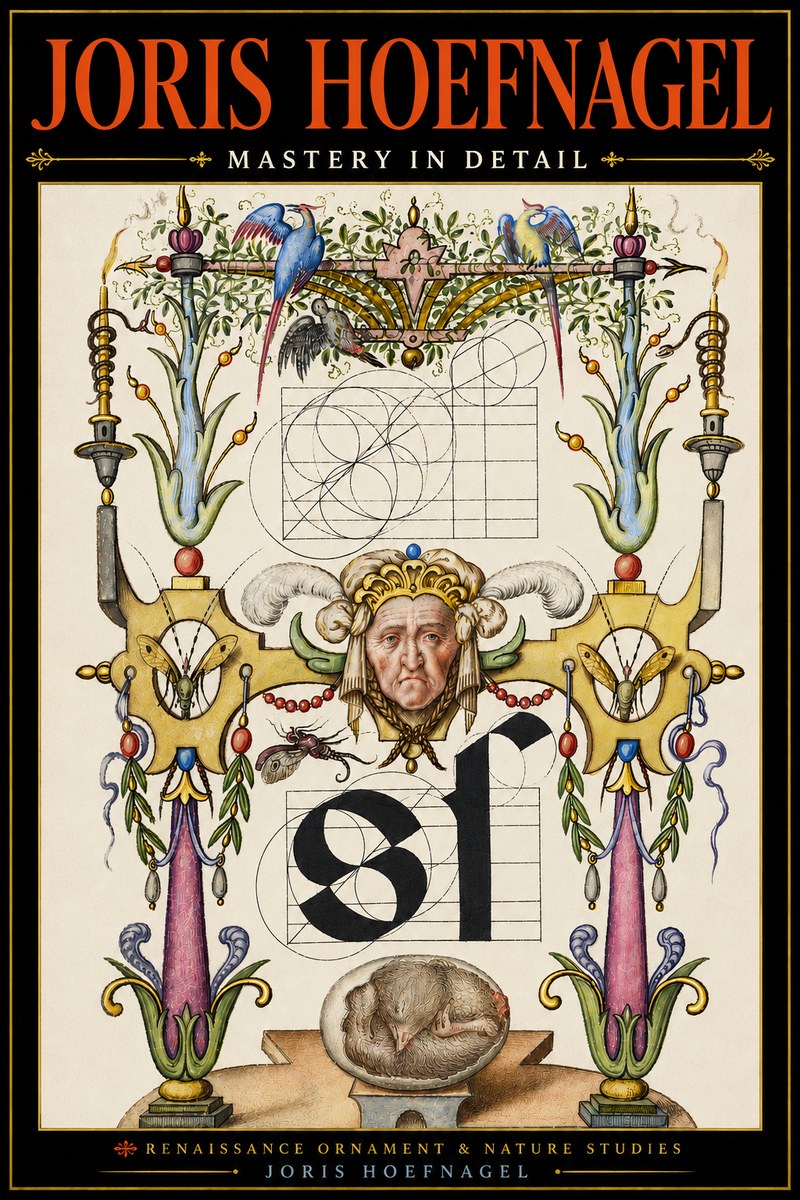Joris Hoefnagel Mastery in Detail - Renaissance Ornament & Nature Studies No4 - Plakát