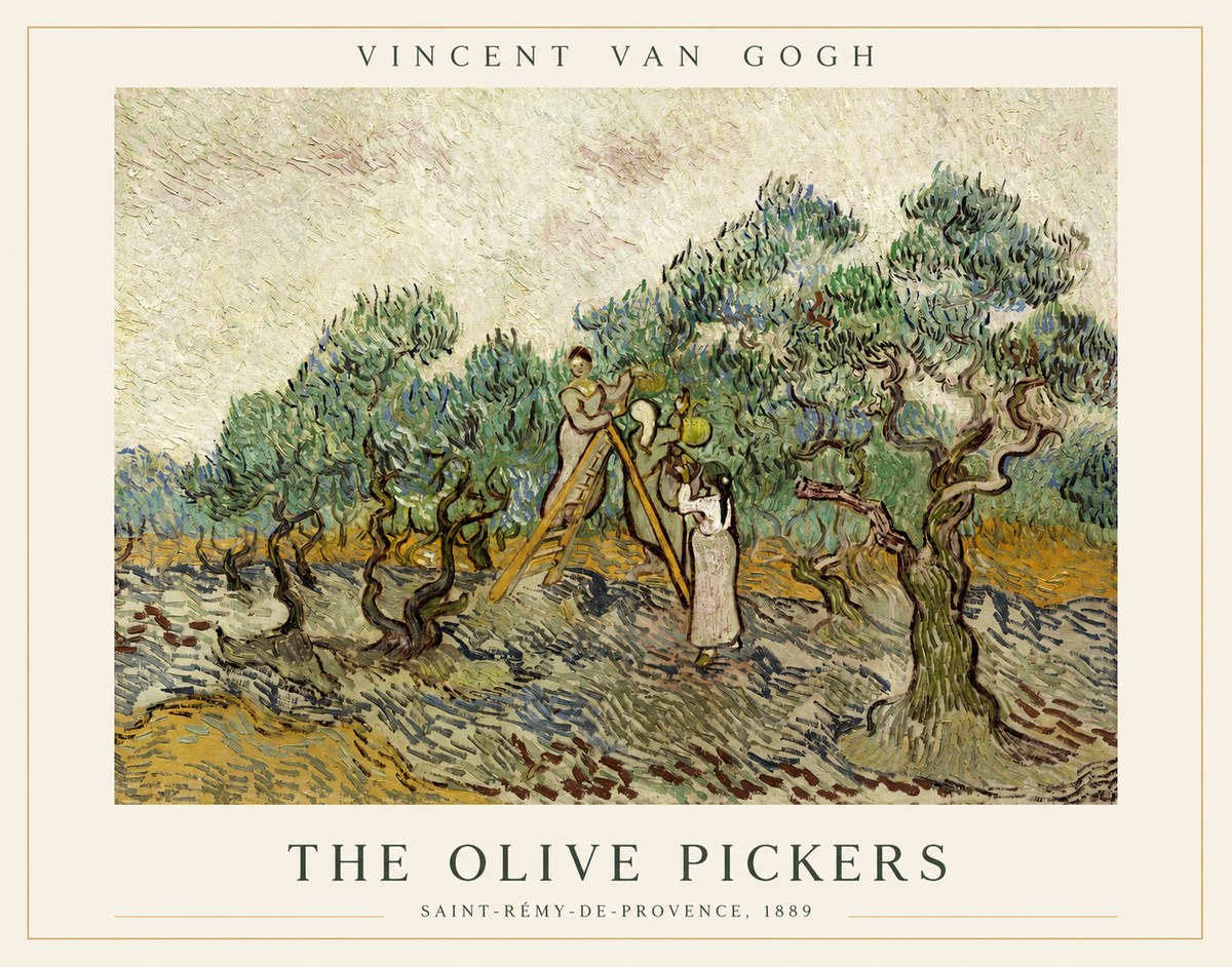 Van Gogh The Olive Pickers II No1 - Plakát