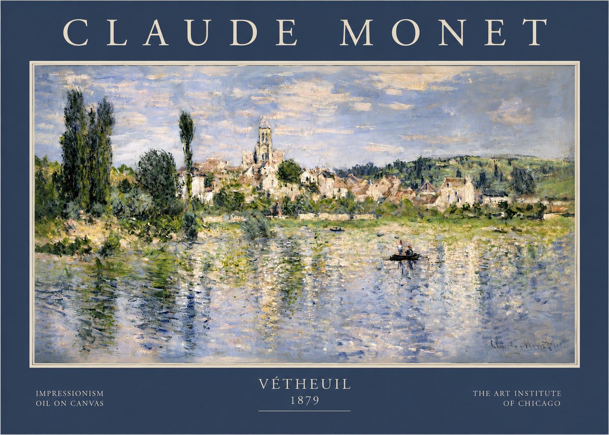 Monet Vétheuil No2 - Plakát