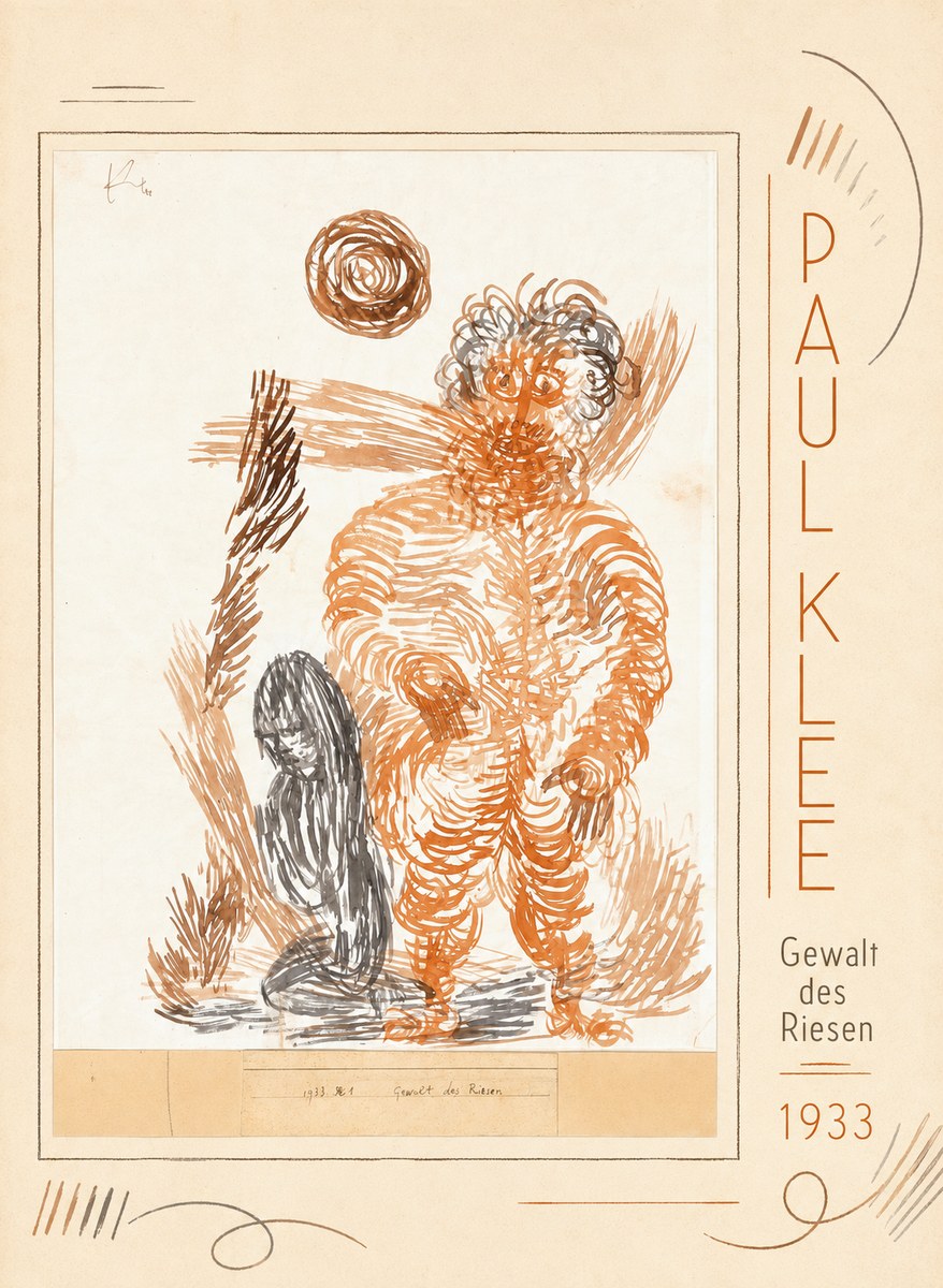 Paul Klee Gewalt Des Riesen I No2 - Plakát