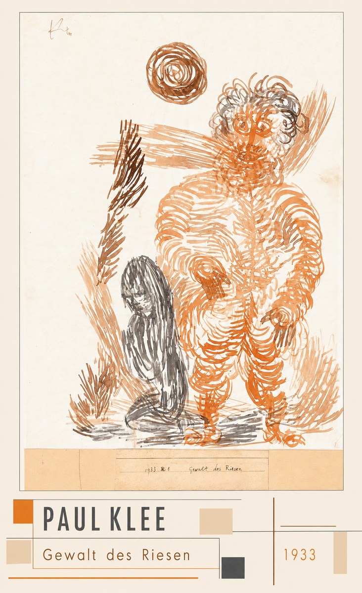 Paul Klee Gewalt Des Riesen I No3 - Plakát