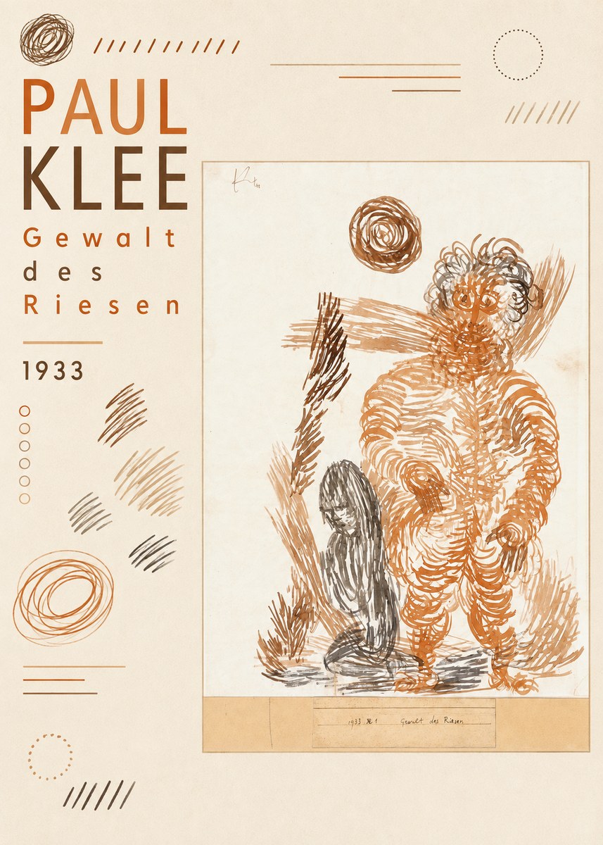 Paul Klee Gewalt Des Riesen I No6 - Plakát