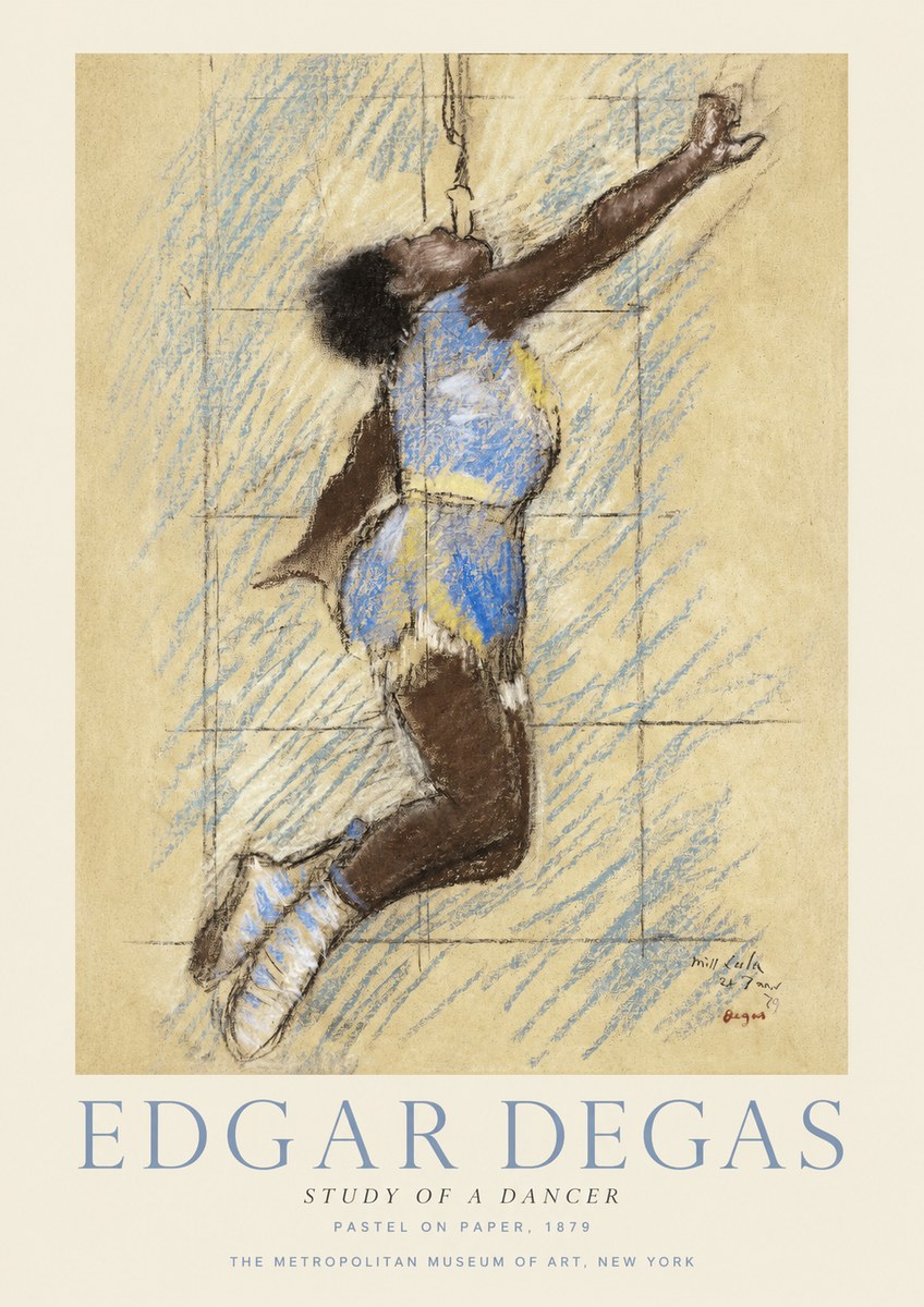 Edgar Degas Study of a Dancer No1 - Plakát