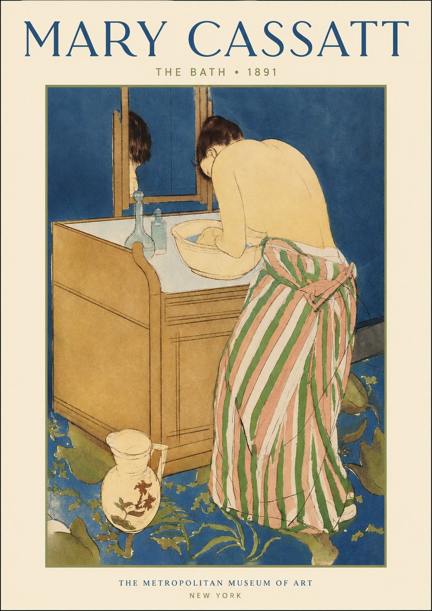Mary Cassatt The Bath No2 - Plakát