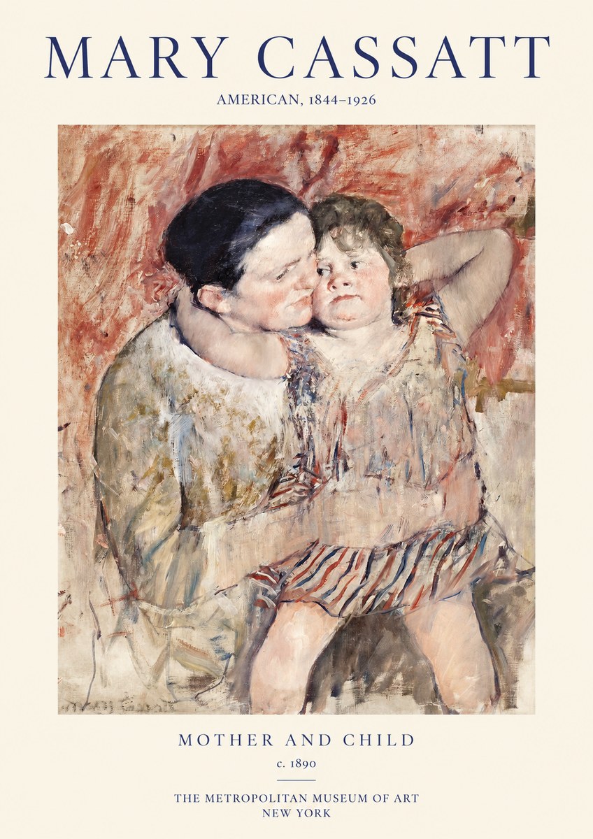 Mary Cassatt Mother and Child II No1 - Plakát