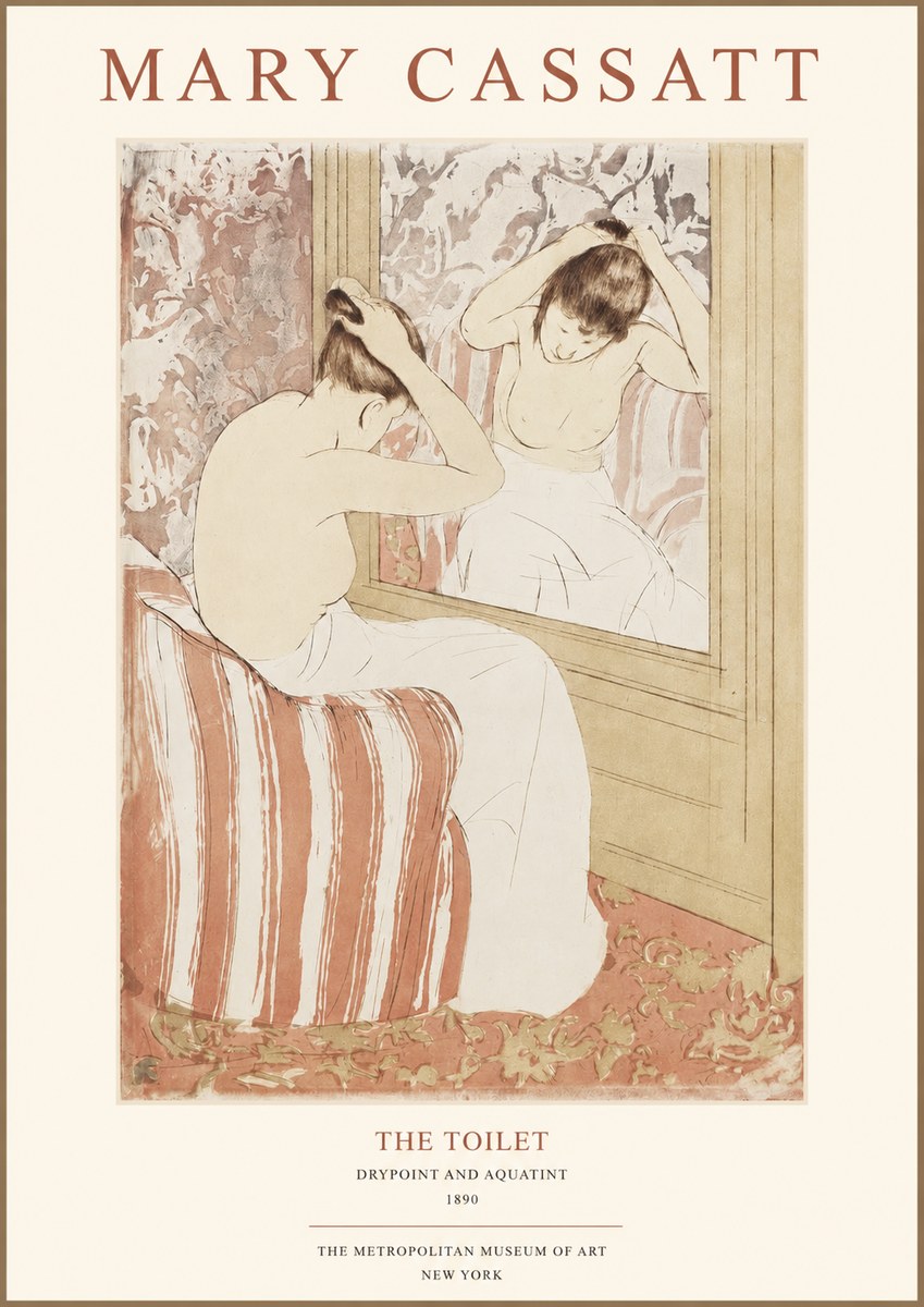 Mary Cassatt The Toilet No1 - Plakát