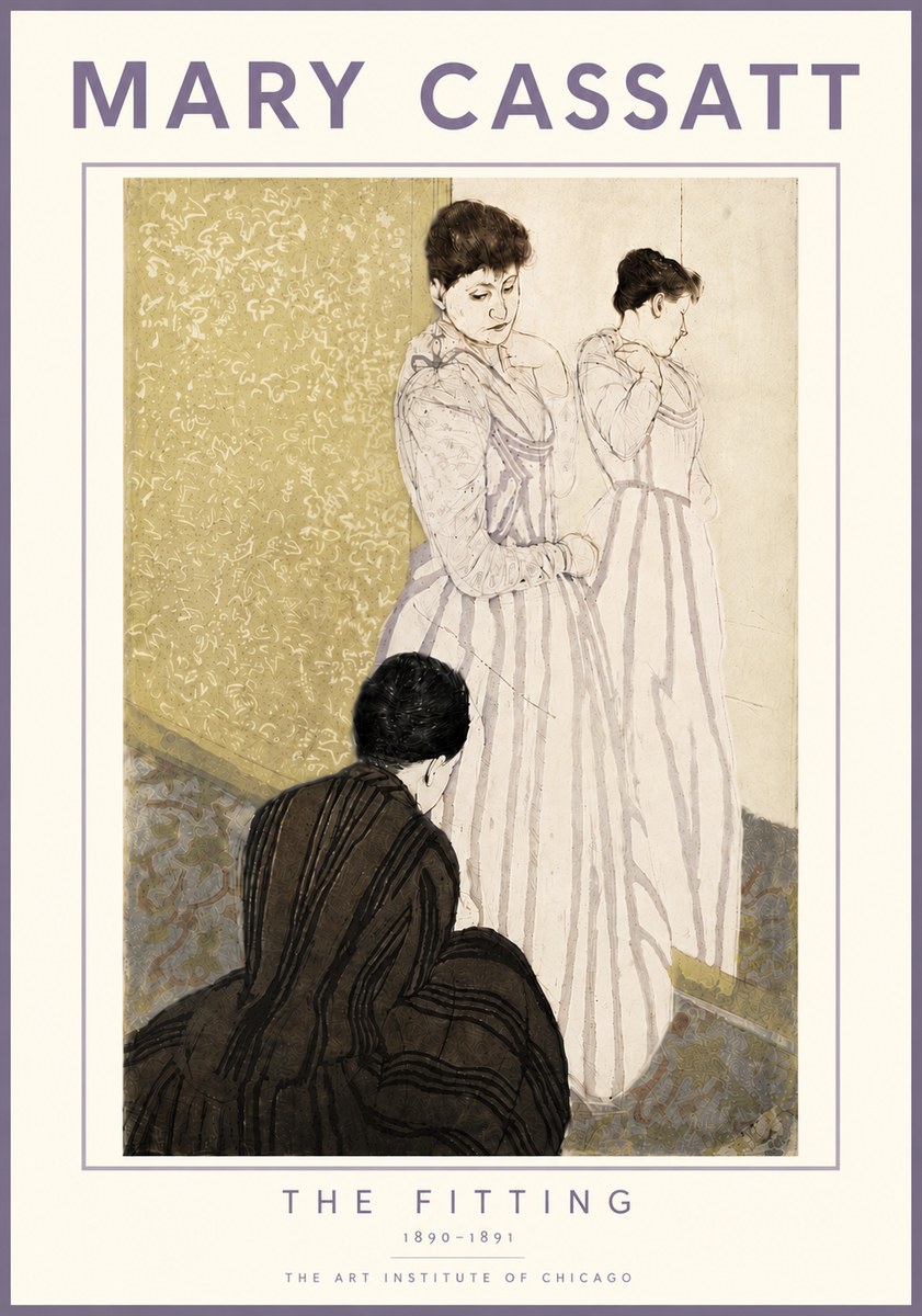 Mary Cassatt The Fitting No6 - Plakát