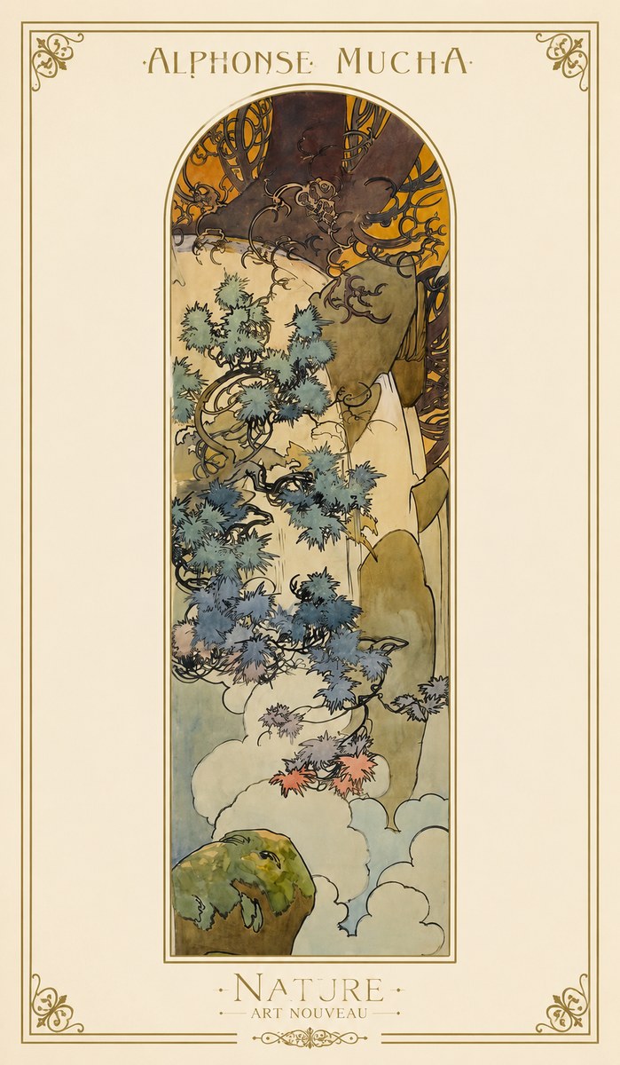 Mucha Nature No1 - Plakát
