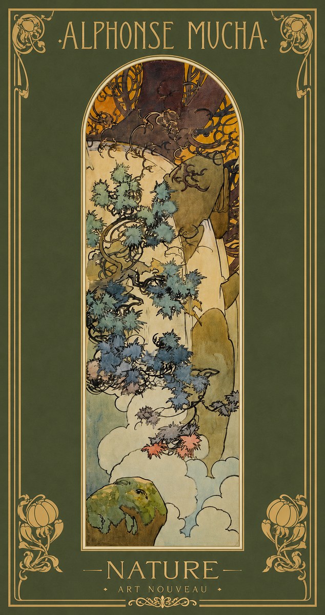 Mucha Nature No2 - Plakát