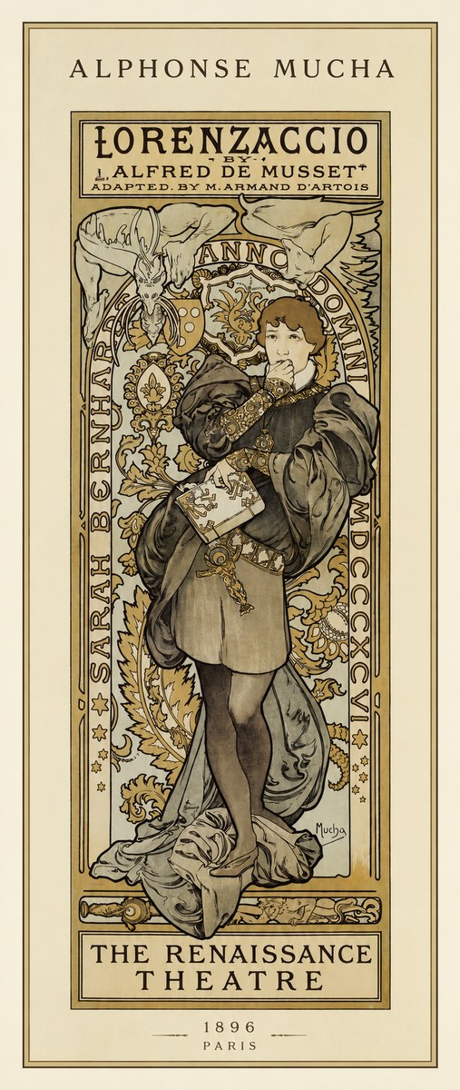Mucha Lorenzaccio No1 - Plakát
