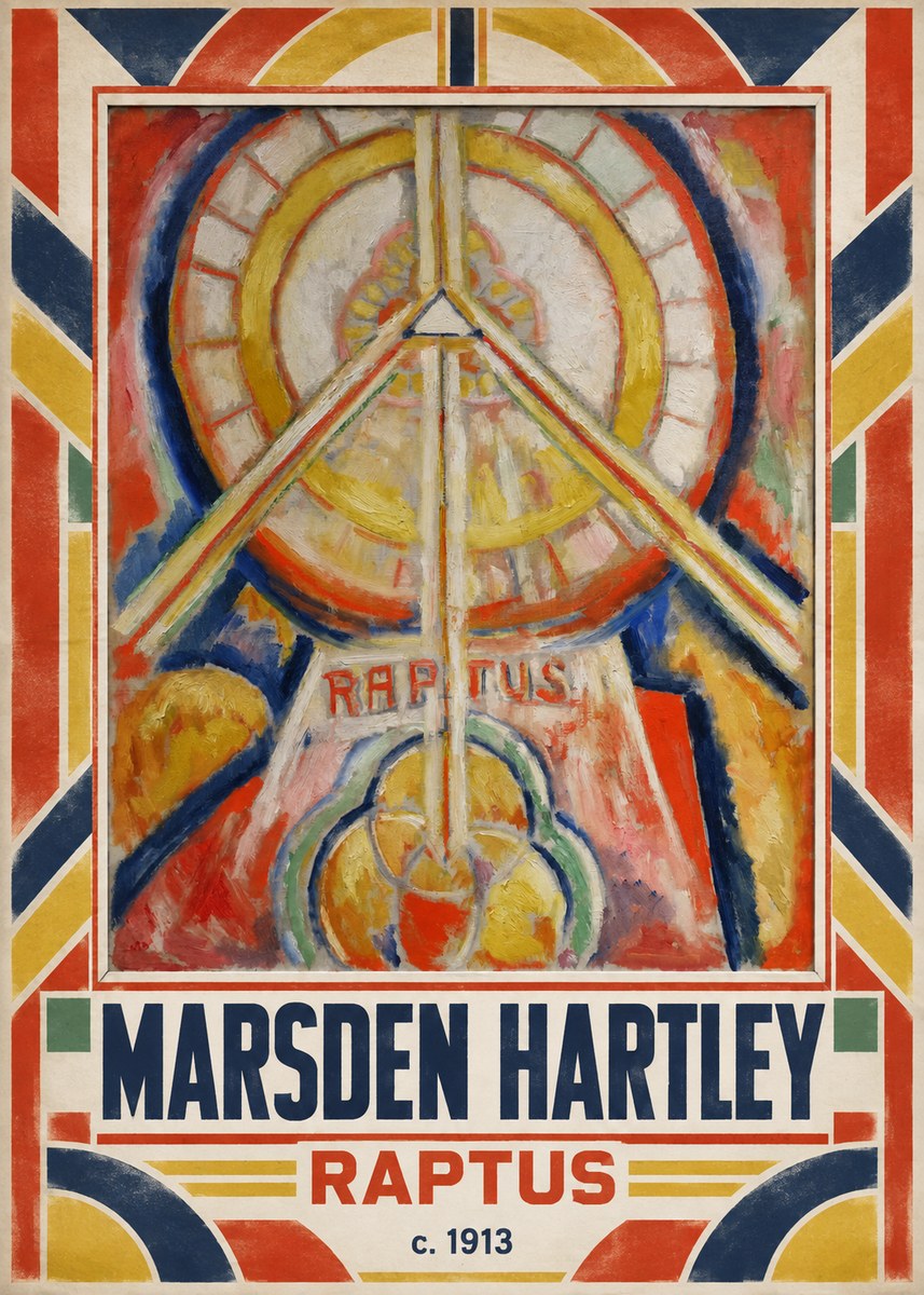 Marsden Hartley Raptus No1 - Plakát