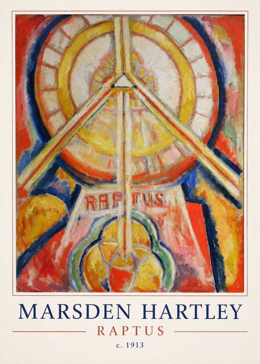 Marsden Hartley Raptus No4 - Plakát