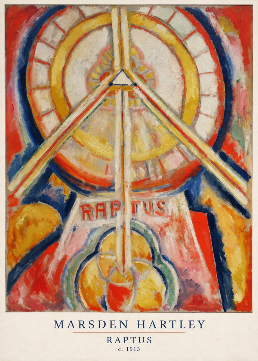 Marsden Hartley Raptus No6 - Plakát